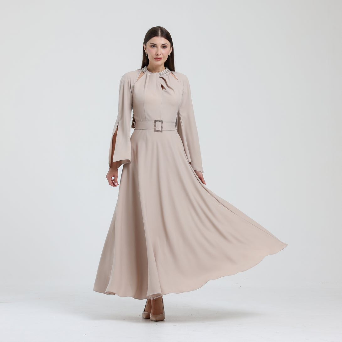فستان سيراميك بقصة كلوش - Rosemet