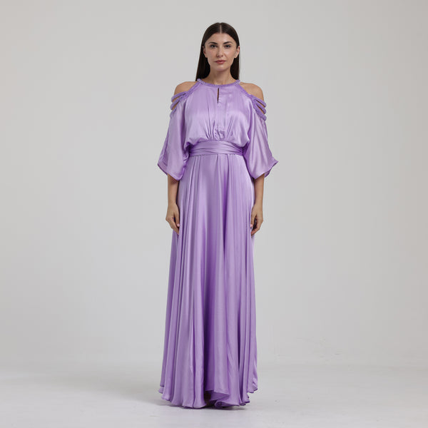 فستان سهره بكلوش واسع - Rosemet
