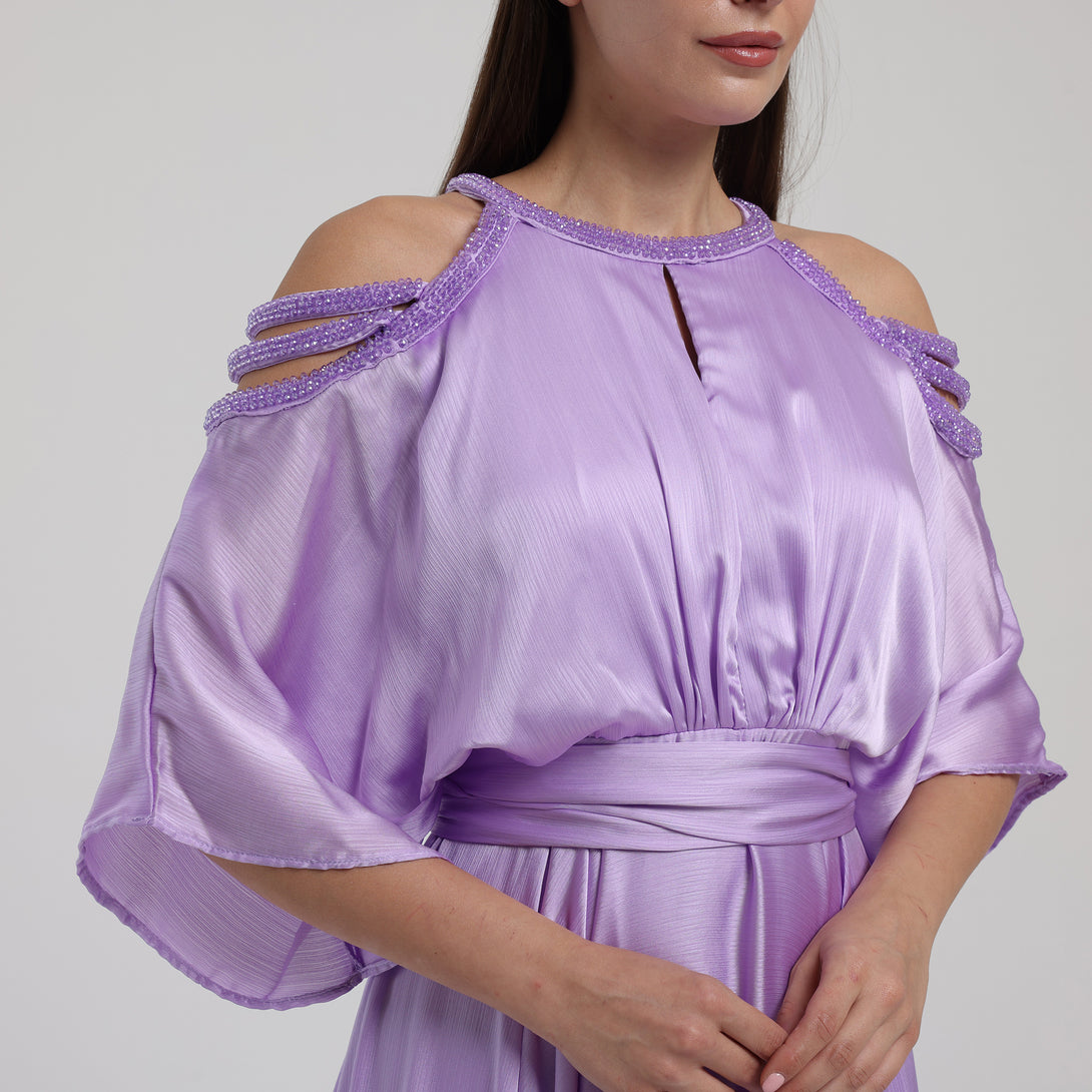 فستان سهره بكلوش واسع - Rosemet