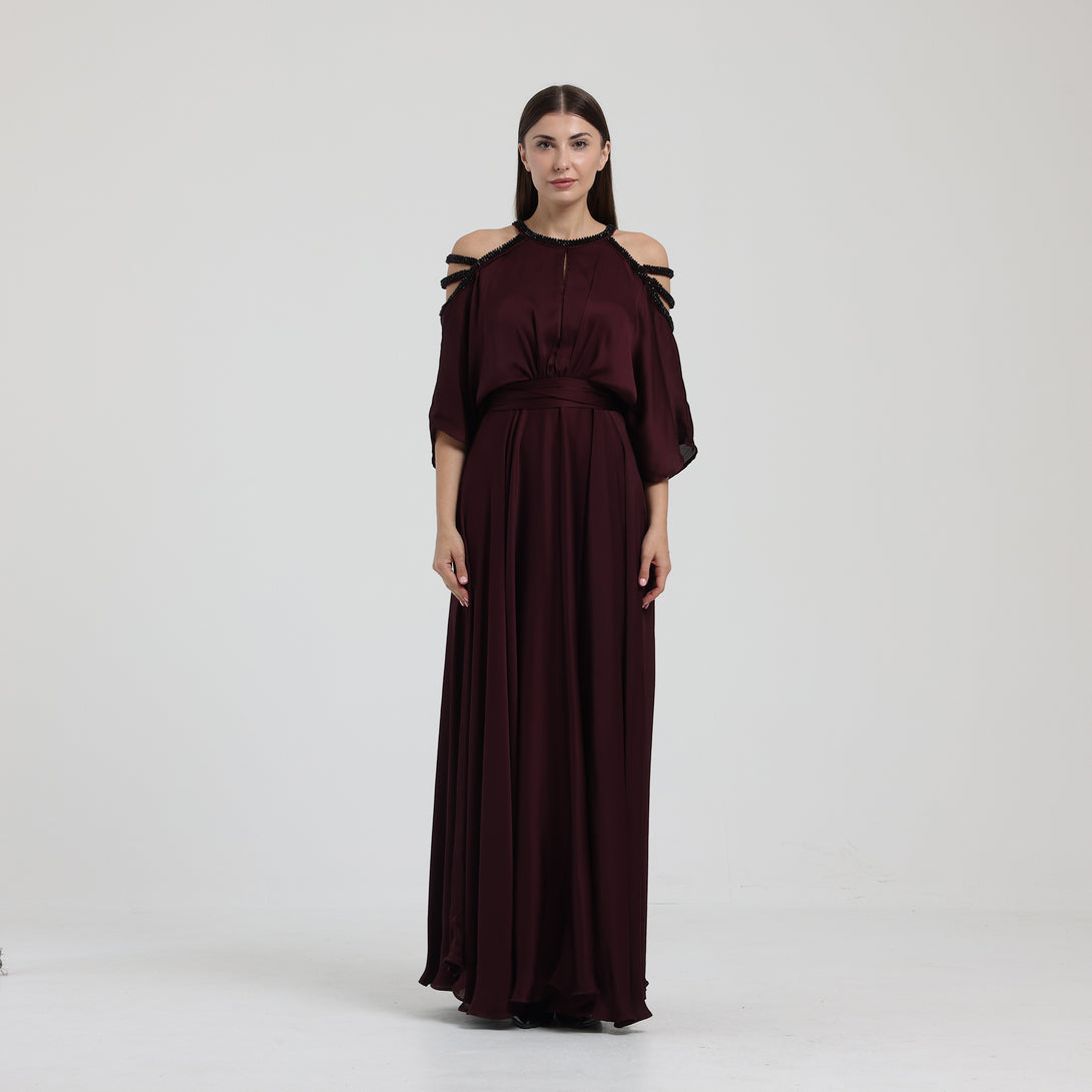فستان سهره بكلوش واسع - Rosemet