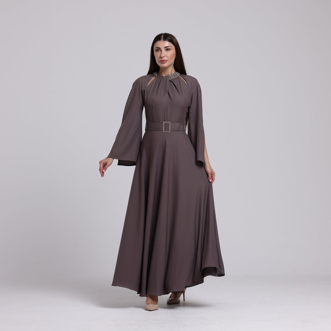 فستان سيراميك بقصة كلوش - Rosemet