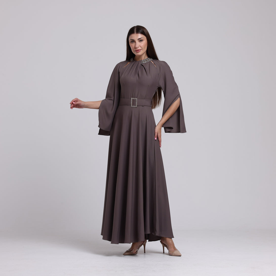 فستان سيراميك بقصة كلوش - Rosemet
